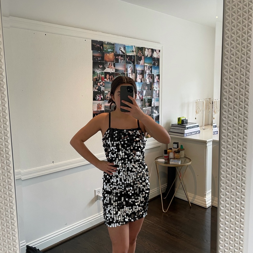 Sequin mini dress